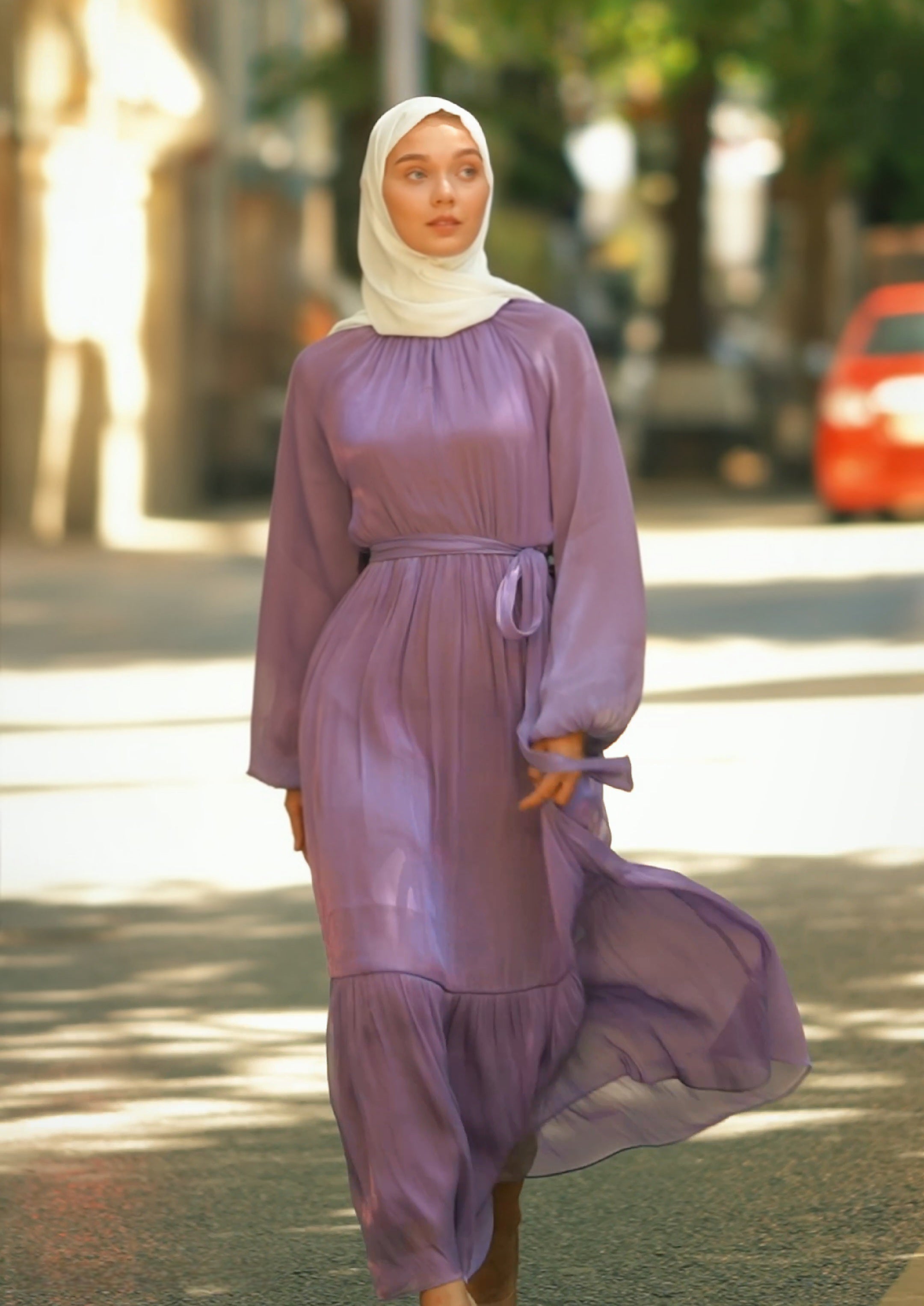 Whisper Sheen Organza Dress