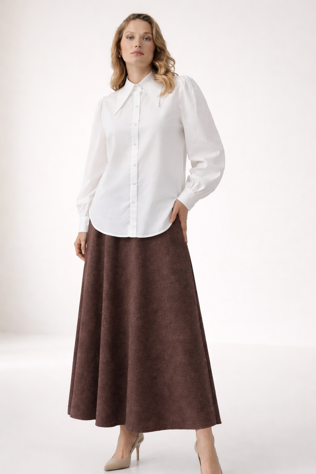 Puff sleeves Shirt - White