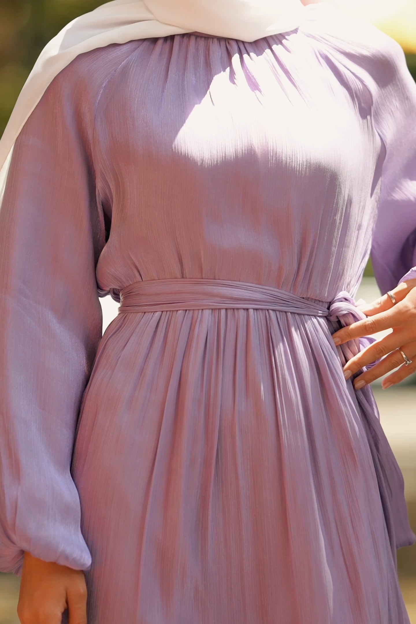 Whisper Sheen Organza Dress