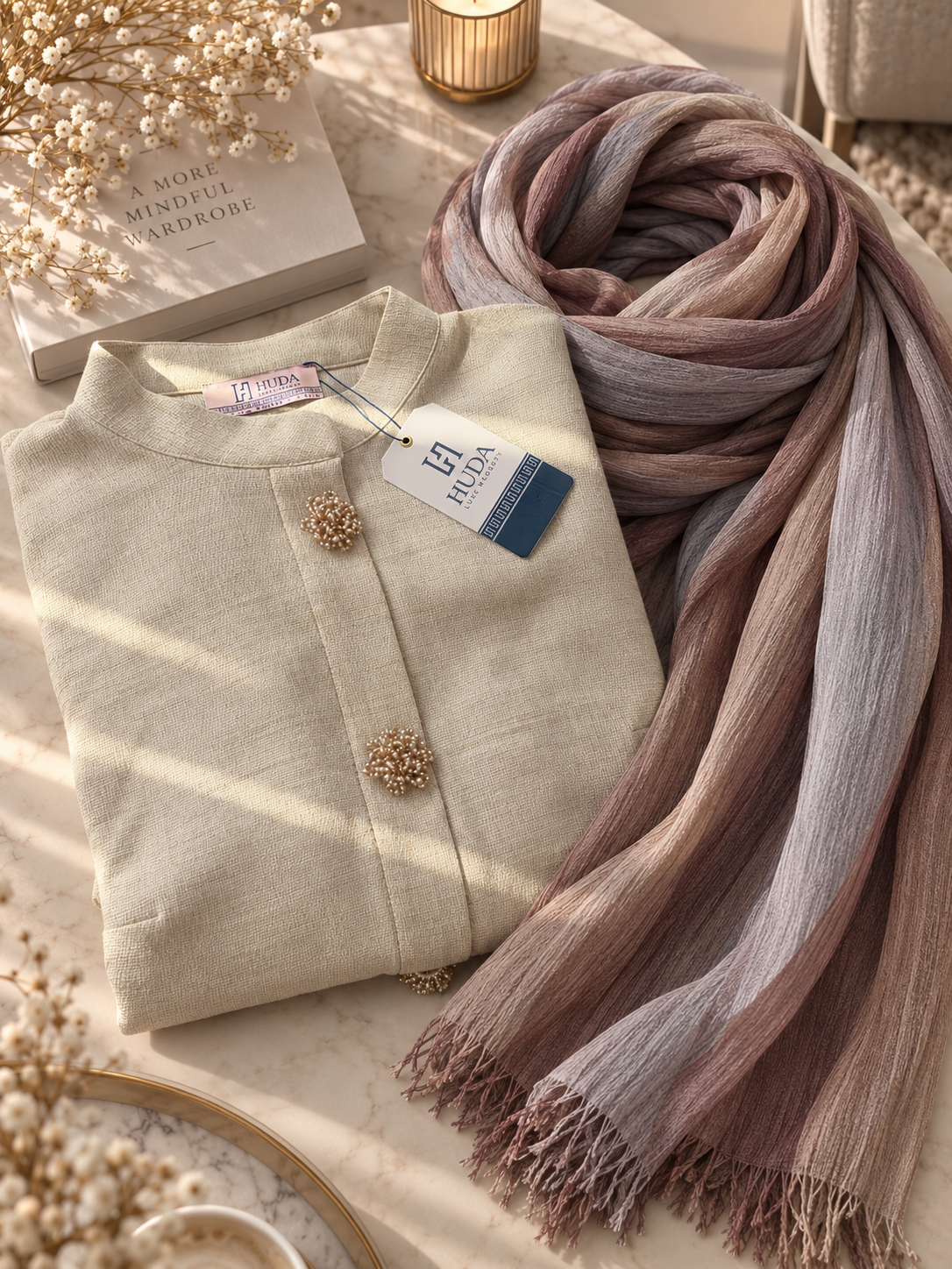 Soft Crinkle Modal Hijab