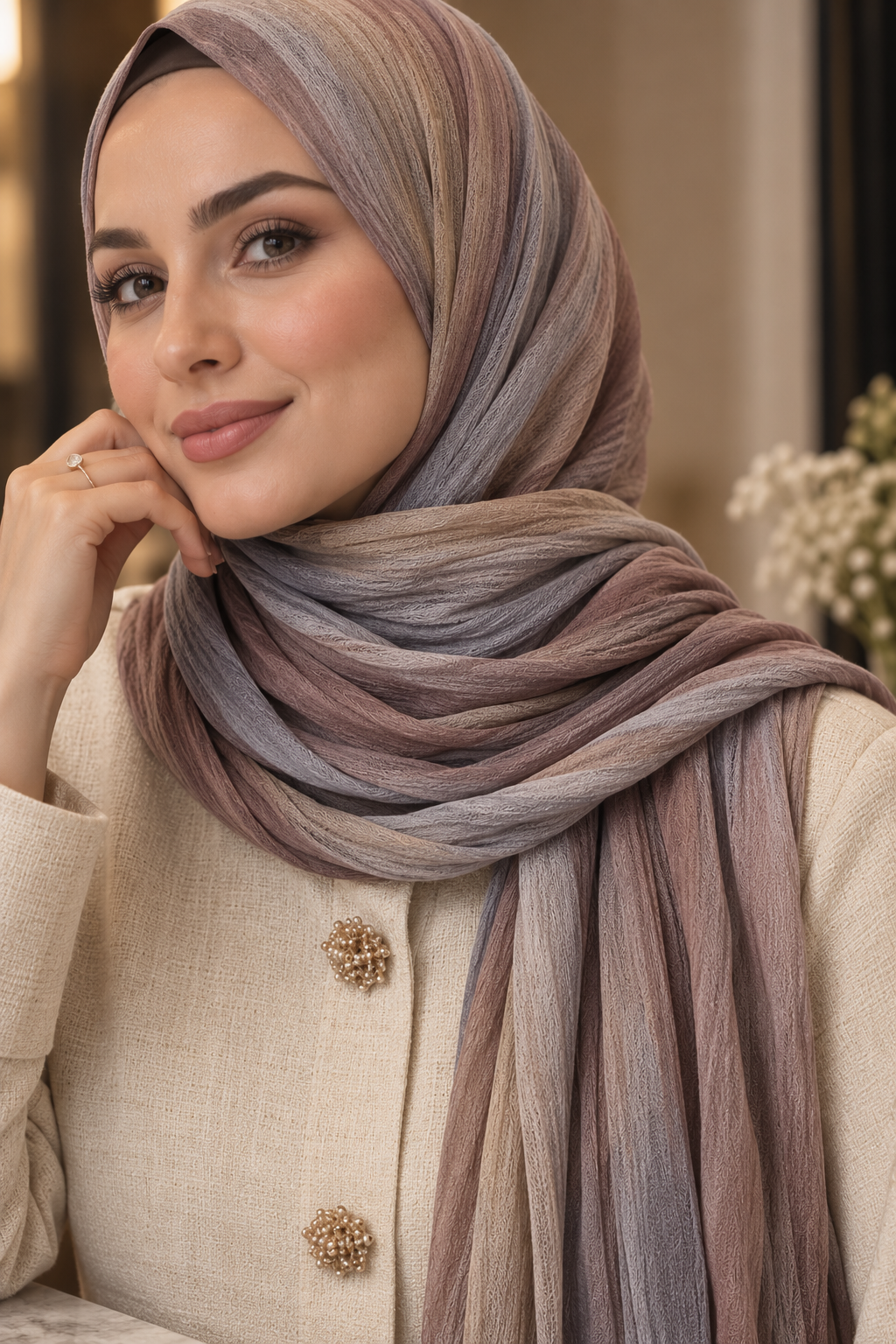 Soft Crinkle Modal Hijab