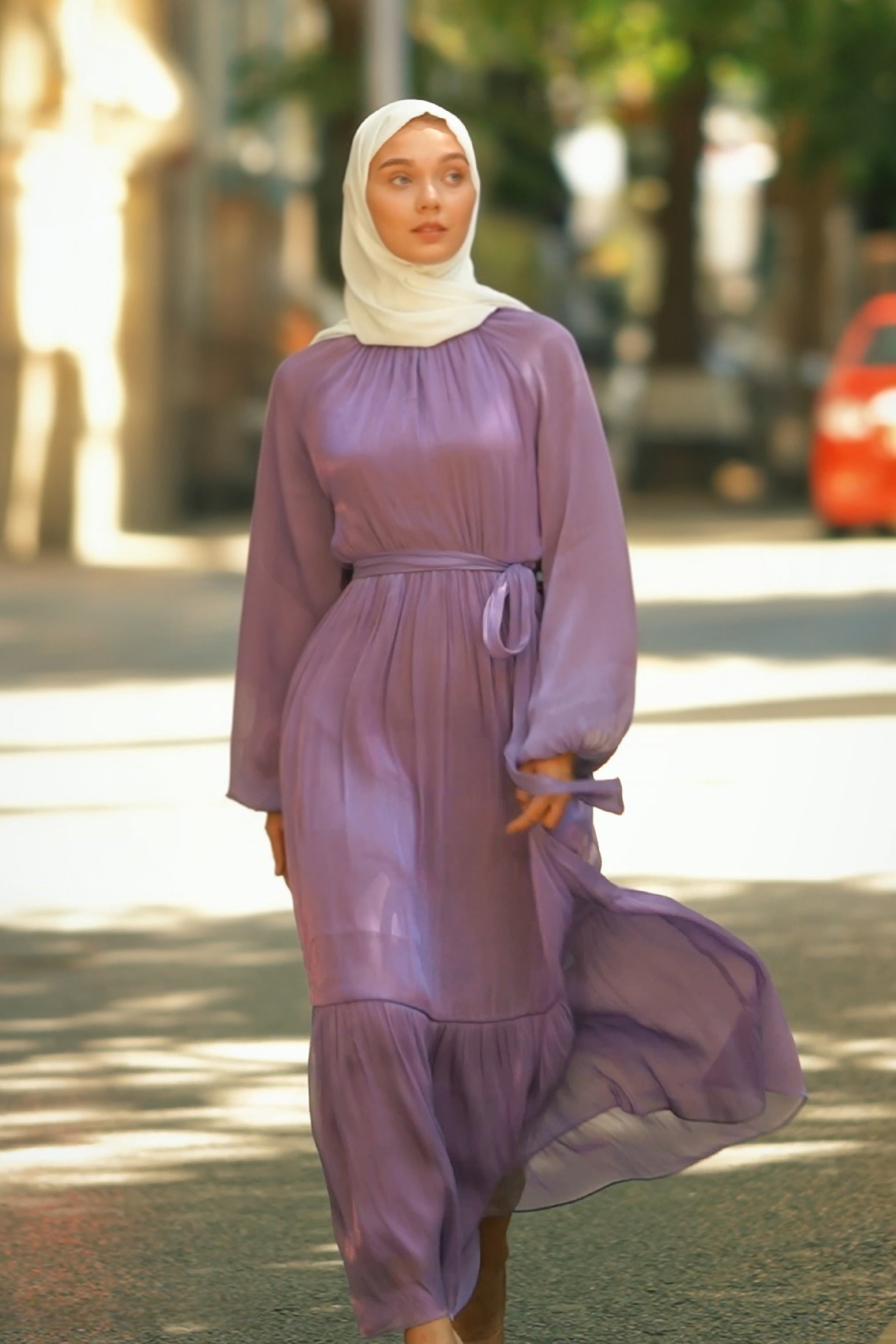 Whisper Sheen Organza Dress