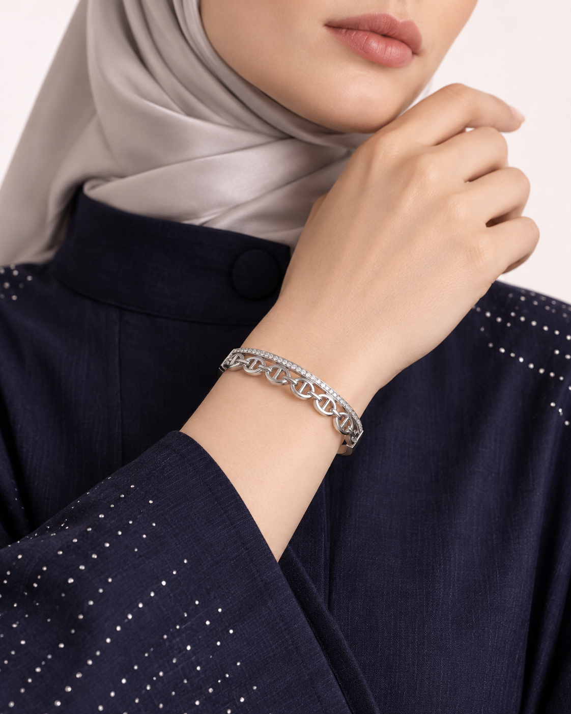 The Dual-Band Mariner Hinge Bangle