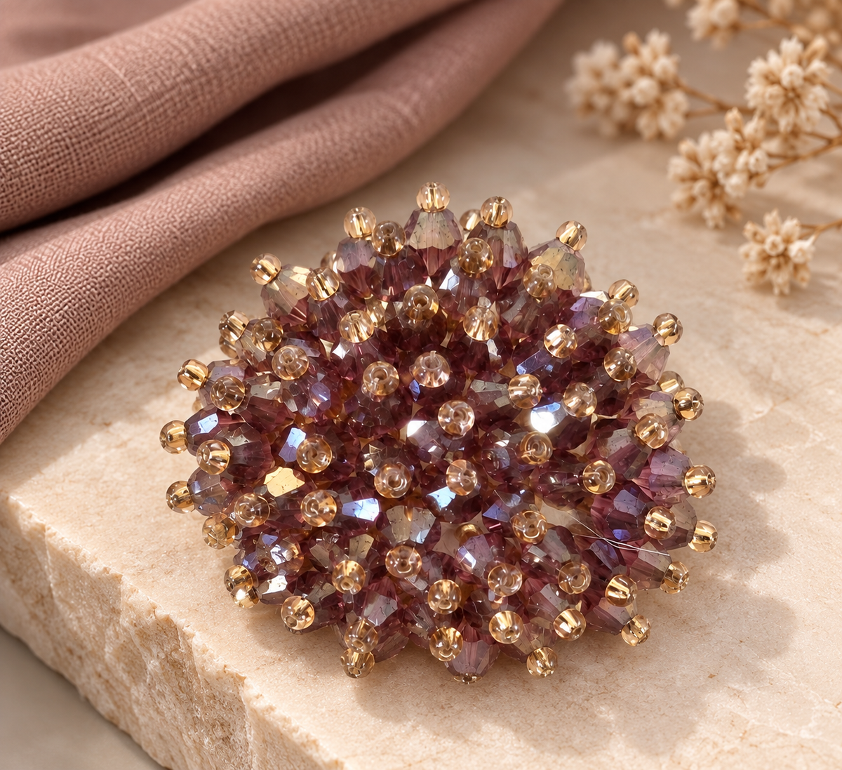 Brooch Tunic — Embellished Brooch Set